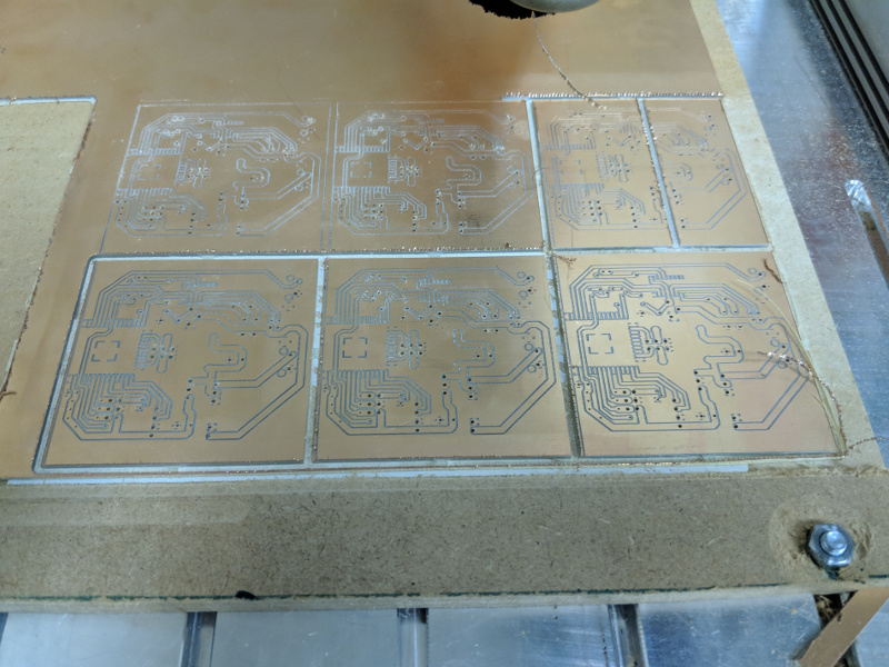 pcb after milling